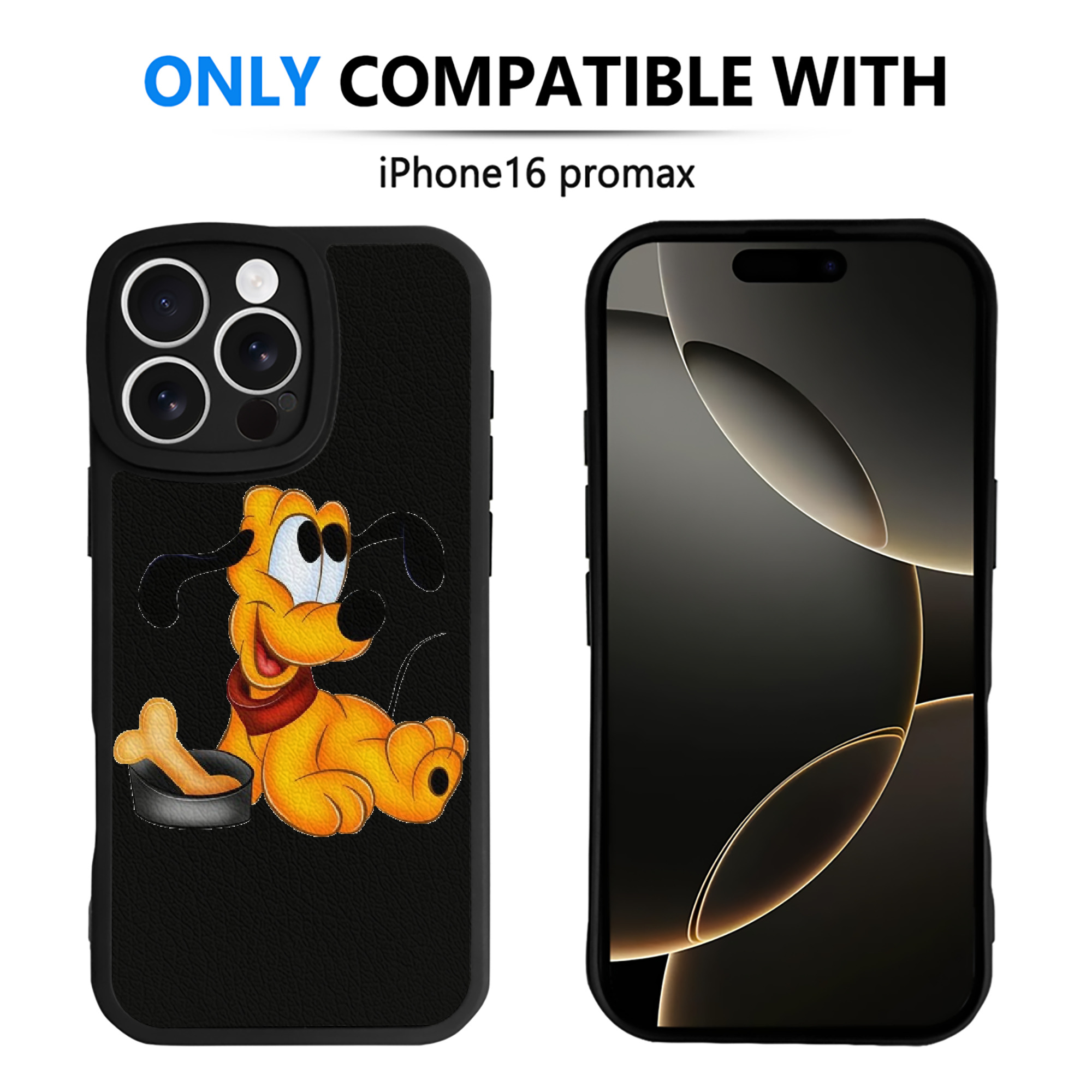 （画像用） ミッキーマウス Mickey Mouse 【iPhone 16シリーズ対応】シリコンスマホケース（レザー調） 材質：シリコン